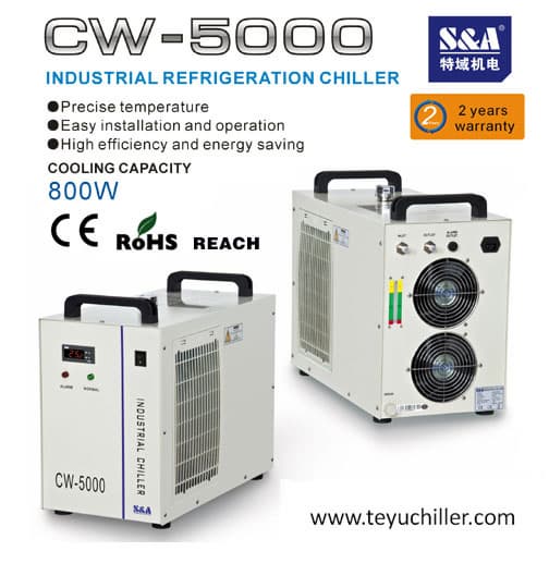 S_A air cooled chiller CW_5000 for chemical and laboratory